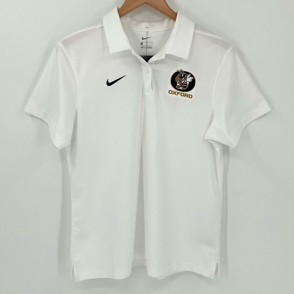 Nike Dr-Fit Franchise Oxford High School Short Sleeve Polo Shirt Women Large NWT